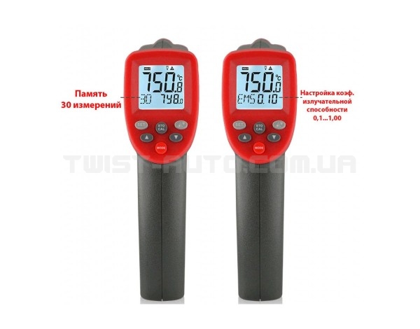 Пірометр безконтактний цифровий -50-750°C WINTACT WT700