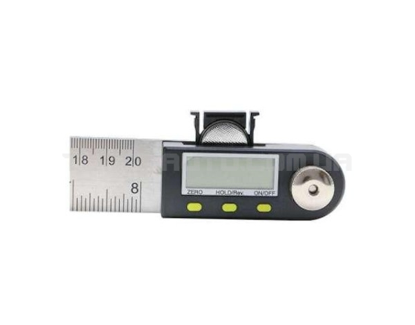 Кутомір для вимірювання кутів цифровий з лінійкою 500 мм PROTESTER 5422-500