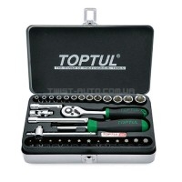 Набор инструментов для автомобиля TOPTUL 1/4" 32ед. GCAD3204 Набор инструментов для автомобиля TOPTUL 1/4" 32ед. GCAD3204