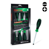 Набір ударних викруток із шестигранником 6 од. PRO-PLUS SERIES TOPTUL GFE-0602 Набір ударних викруток із шестигранником 6 од. PRO-PLUS SERIES TOPTUL GFE-0602