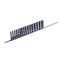 Длинные торцевые головки на планке TOPTUL 1/2" 15ед. 8-24мм GAAQ1606U Длинные торцевые головки на планке TOPTUL 1/2" 15ед. 8-24мм GAAQ1606U