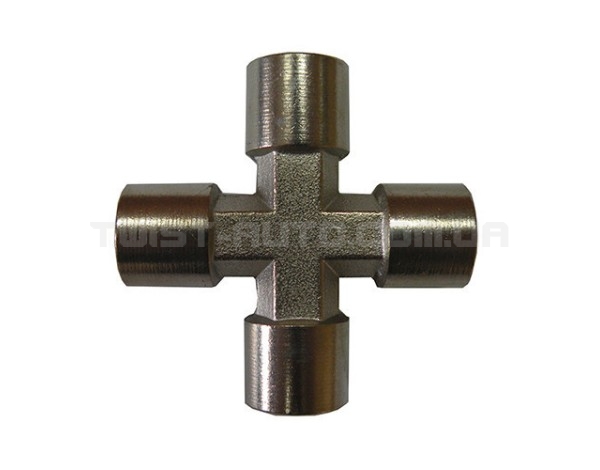 Хрестовий з'єднувач з внутрішнім різьбленням 1/4” AIRKRAFT S1283-2