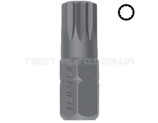 Біта Сплайн TOPTUL 10мм L-30мм Spline M6 FSFA1206