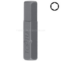 Насадка викруткова TOPTUL 1/4" 25мм HEX 6мм FSDA0806 Насадка викруткова TOPTUL 1/4" 25мм HEX 6мм FSDA0806