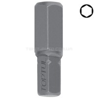 Біта HEX TOPTUL 10мм L-30мм 7мм FSDA1207 Біта HEX TOPTUL 10мм L-30мм 7мм FSDA1207