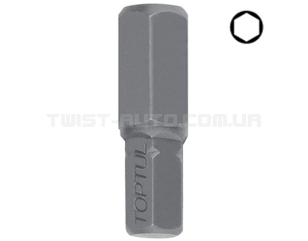 Біта HEX TOPTUL 10мм L-30мм 7мм FSDA1207