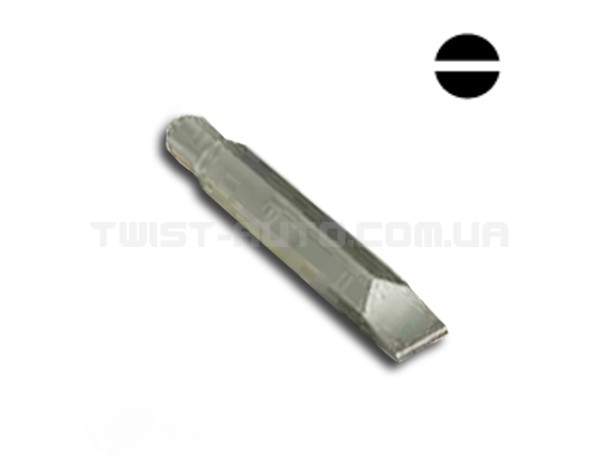Насадка для ударної викрутки TOPTUL 5/16'' L80мм шліц 8*1.2мм FSAD1008