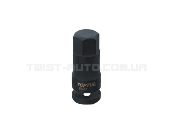 Насадка шестигранник ударная TOPTUL 3/4" HEX 19мм KADH2419