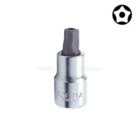 Головка с насадкой 5-гранной TOPTUL TORX T20 37мм 1/4" с отверстием BCNA0820 Головка с насадкой 5-гранной TOPTUL TORX T20 37мм 1/4" с отверстием BCNA0820
