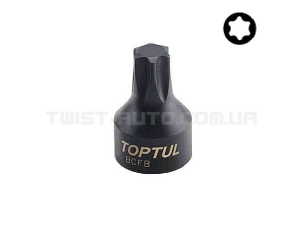 Головка TORX TOPTUL T30 1/4" (цілісна) BCFB0830