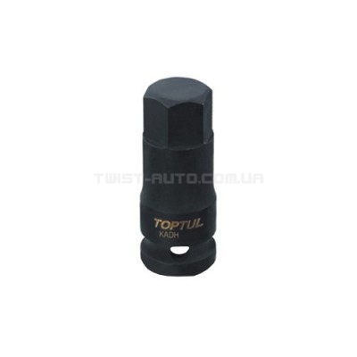 Насадка шестигранник ударна TOPTUL 3/4" HEX 14мм KADH2414