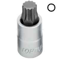 Насадка SPLINE TOPTUL M10 L55мм 1/2" BCHA1610 Насадка SPLINE TOPTUL M10 L55мм 1/2" BCHA1610