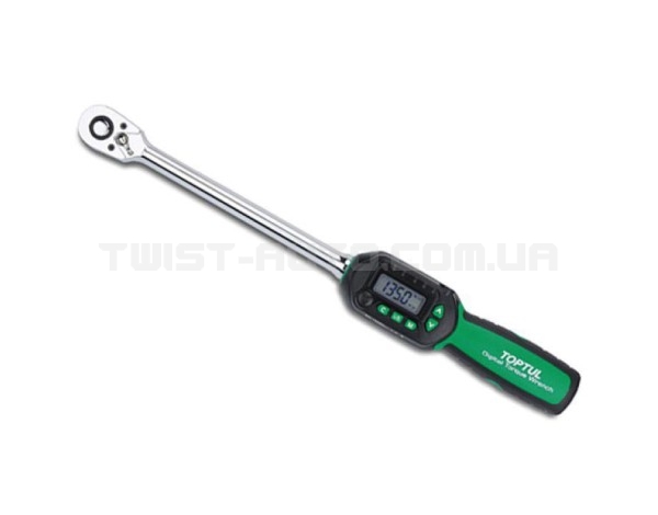 Динамометрический ключ TOPTUL 6.8-135Нм (цифровой) 1/2" укороченный DT-135S4
