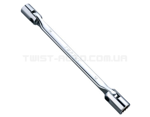 Ключ торцевой двухсторонний шарнирный TOPTUL 16х17мм AEEC1617