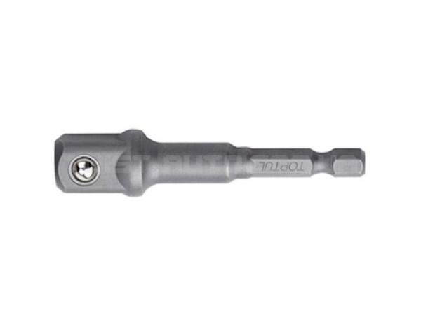 Адаптер для торцевых головок под шуруповерт TOPTUL 1/4"х1/2" L72 (6-гр.-квадрат) FPKA0816