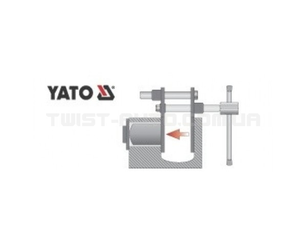 Інструмент для розведення гальмівних суппортів, розмір: 0-65мм YATO YT-0610