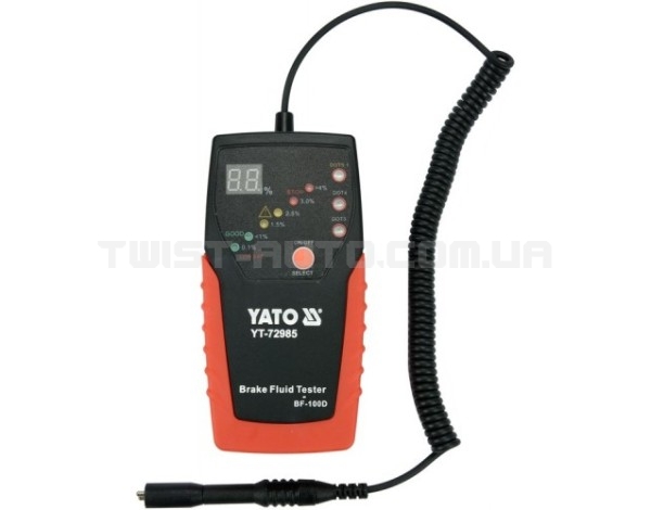 Профессиональный тестер тормозной жидкости цифровой YT-72985 YATO - YT-72985