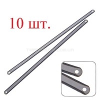 Полотно ножівкове по металу 300х12х0,58, 24Т, Р6М5, Carbon Steel Alloid, упаковка 10шт Полотно ножівкове по металу 300х12х0,58, 24Т, Р6М5, Carbon Steel Alloid, упаковка 10шт