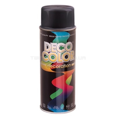 Deco Color Фарба аероз. 400ml Decoration/антрацит