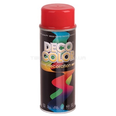Deco Color Фарба аероз. 400ml Decoration/червоний
