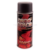 Deco Color Фарба аероз. 400ml /термостiйка 800*С чорний Deco Color Фарба аероз. 400ml /термостiйка 800*С чорний