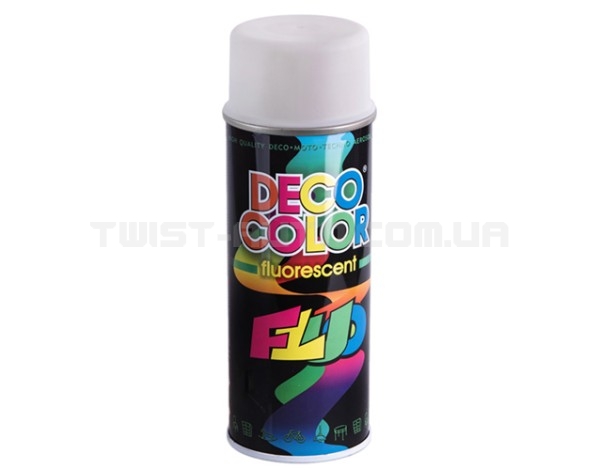 Deco Color Фарба аероз. 400ml Decoration флуоресцентна/бiлий