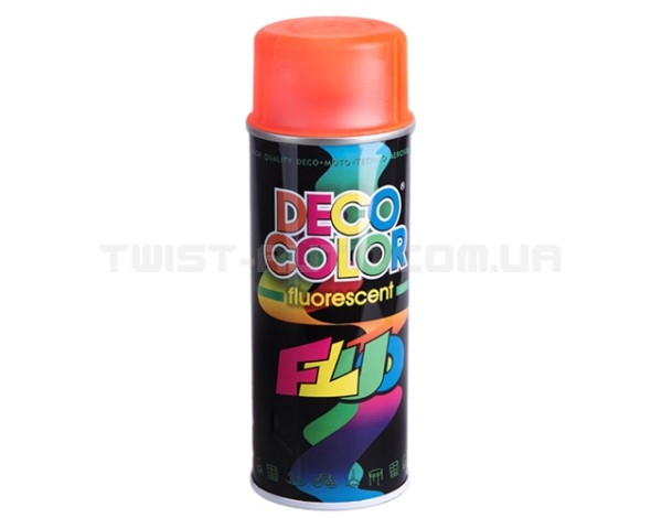 Deco Color Фарба аероз. 400ml Decoration флуоресцентна/червоний