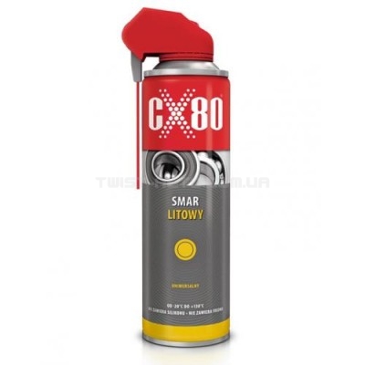 Смазочные материалы литиевая смазка CX-80/500мл "Duo" - спрей с двойным аппликатором