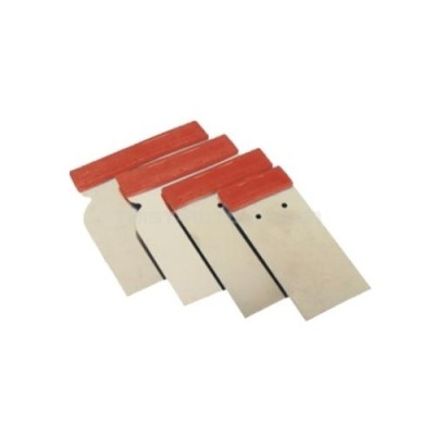APP Шпателі "Японки" - стальні JSS Set комплект 4 шт., 5,8,10,12 см, червоні