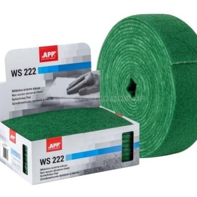 APP Скотч -брайт WS 222 150 x 230 mm, зелений (10 шт), крупноабразивний