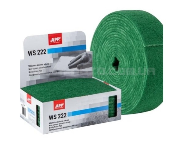 APP Скотч -брайт WS 222 150 x 230 mm, зелений (10 шт), крупноабразивний