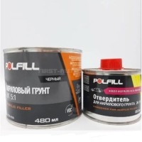 Polfill Грунт акриловий Polfill 5:1 Eco 0.4l чорний+зат.0,08l