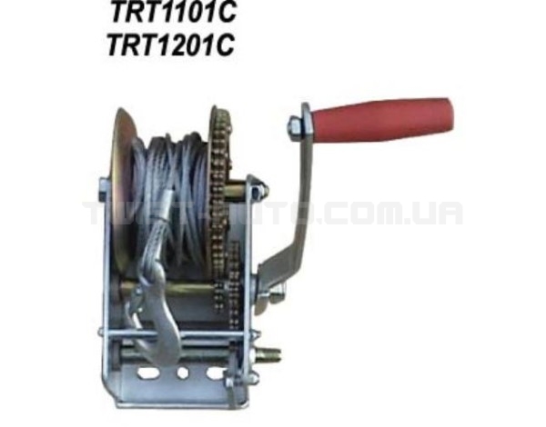 Ручна лебідка (стальний трос) 2000 LBS/900 кг (TRT1201C)