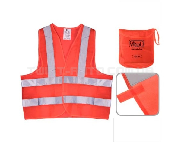 Жилет безпеки світловідбивний (orange) 116B XL