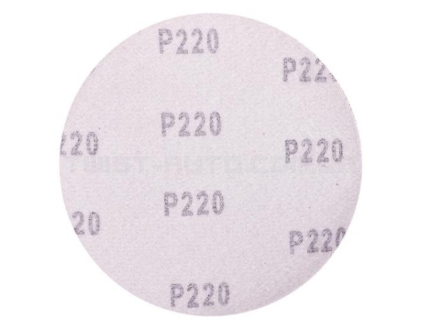 Круг шлифовальный на липучке 125 мм, зерно 220 (10 шт.) Alloid