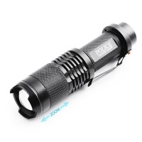 Ліхтар діодний Poliсe BL-1812 T6, 1x18650, ЗУ 220 / 12V, затискач, zoom, BOX