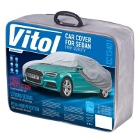 Тент (чохол) автом CC13401 M сірий з підкладкою PEVA/PP Cotton/432х165х119 к.з. Тент (чохол) автом CC13401 M сірий з підкладкою PEVA/PP Cotton/432х165х119 к.з.
