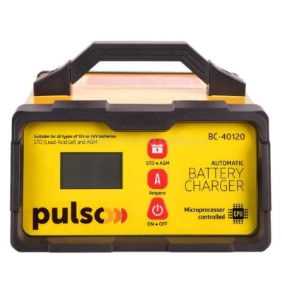 Зарядное устр-во PULSO BC-40120 12&24V/2-5-10A/5-190AHR/LCD/Импульсное (BC-40120)