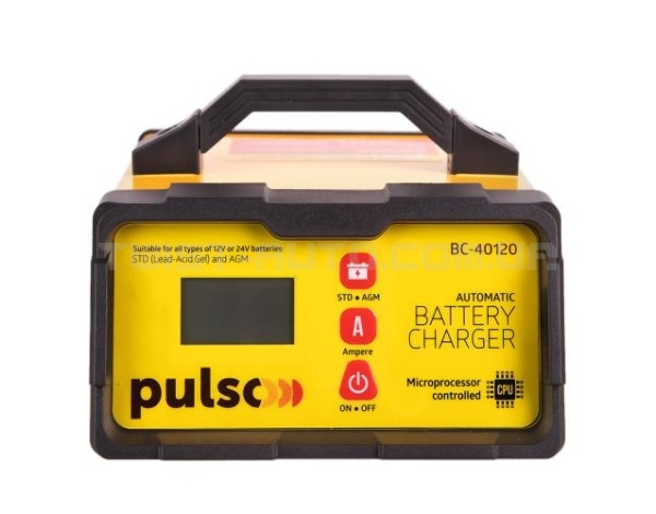 Зарядное устройство PULSO BC-40120 12&24V/2-5-10A/5-190AHR/LCD/Импульсное