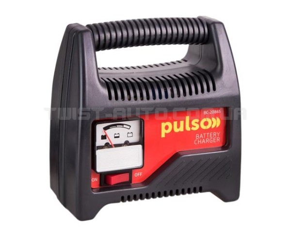 Зарядное устройство для PULSO BC-20865 12V/6A/20-80AHR/стрелковый индикатор
