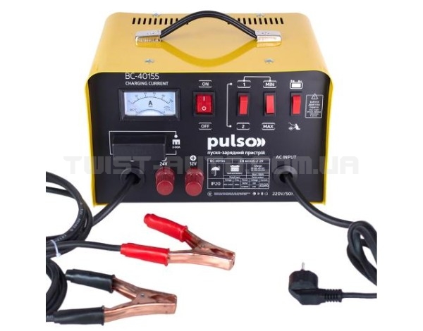Пуско-зарядное устройство PULSO BC-40155 12&24V/45A/Start-100A/20-300AHR/стрелк. индюк.