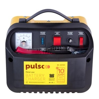 Зарядное устр-во PULSO BC-40100 6&12V/10A/12-200AHR/стрел.индик. (BC-40100)