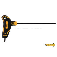 Ключ TORX VOREL: тип "Т", Т15 x 100 x 71 мм, Cr-V 6150 - 56631 Ключ TORX VOREL: тип "Т", Т15 x 100 x 71 мм, Cr-V 6150 - 56631