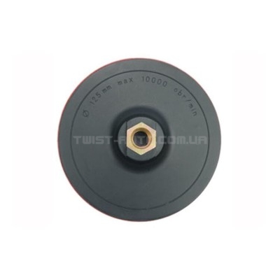 Гумовий диск із липучкою для кутової шліфувальної машини 125 мм VOREL 08315 - 08315
