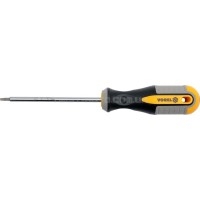 Викрутка VOREL з профілем TORX з отвором Т10 х 100 мм. CrV [12/60/240] - 60885