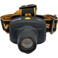Ліхтар налобний VOREL 1 LED лампа 1W, 3-функції VOREL 88672 - 88672