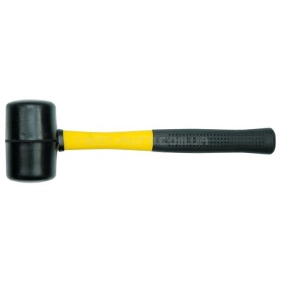 Молоток гумовий VOREL зі склопластиковою ручкою, Ø=50 мм [6/48] - 33555