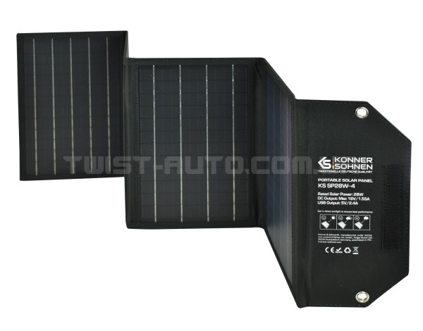 Портативная солнечная панель KS SP28W-4 Konner&Sohnen