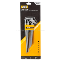 Haбіp Г-подіб. ключів екстра довгих TORX 7 пр. (T10-T40) JCB Tools JCB-5071XL Haбіp Г-подіб. ключів екстра довгих TORX 7 пр. (T10-T40) JCB Tools JCB-5071XL