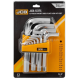 Haбіp Г-подіб. ключів HEX 13 пр. (1/16-3/4") JCB Tools JCB-5137S